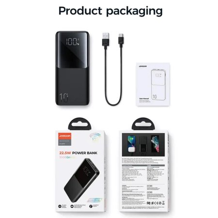 JOYROOM JR-QP191 10000mAh 22.5W Fast Charging Power Bank