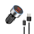 Koluman KC-C06 TC Lighter Charger With USB Type-C Cable