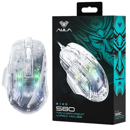 AULA S80 Wired Gaming Mouse