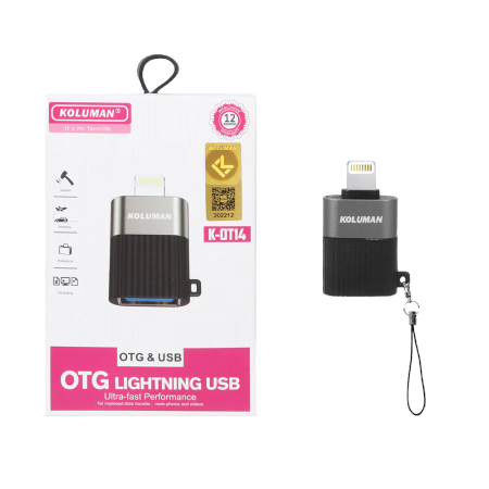 Koluman K-OT14 USB OTG Lightning Connector