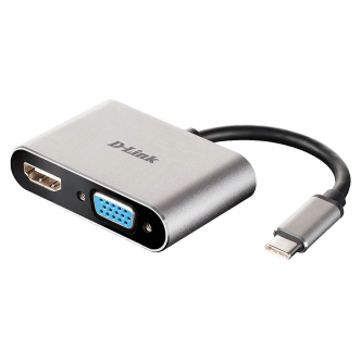 مبدل USB-C به VGA/HDMI دی-لینک مدل DUB-V210 مبدل USB-C به VGA/HDMI دی-لینک مدل DUB-V210