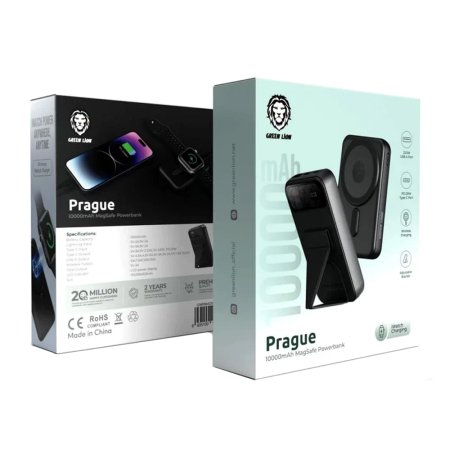 Green Prague 10000mAh Magsafe Powerbank