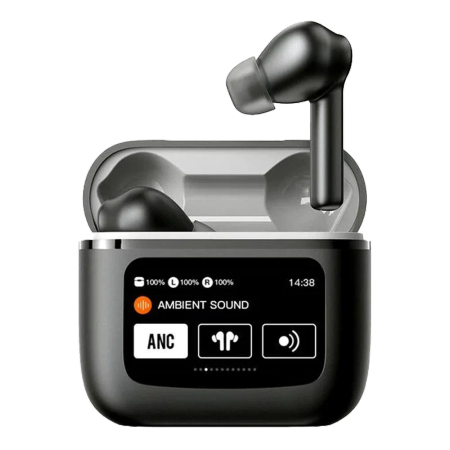 Green Lion TouchWave ANC LCD Touch Screen Earbuds