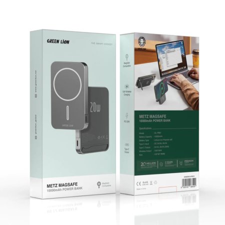 Green Lion METZ MagSafe 10000mAh Powerbank