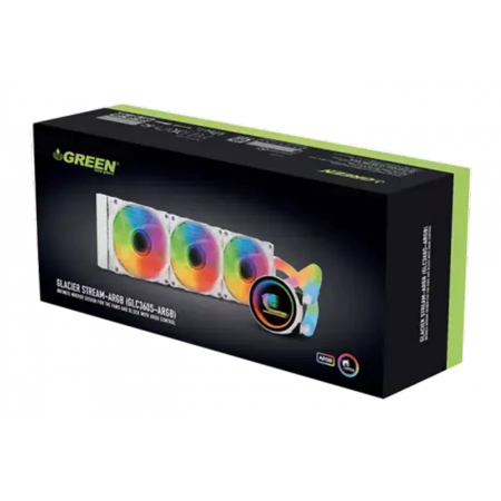 Green GLACIER 360 STREAM-ARGB Liquid Cooling System