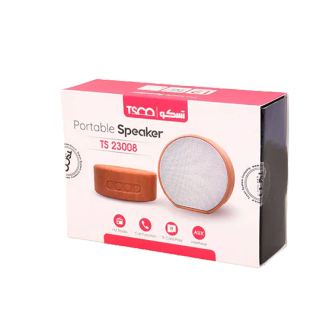 اسپیکر بلوتوثی تسکو طرح چوب مدل TS 23008 اسپیکر بلوتوثی تسکو طرح چوب مدل TS 23008