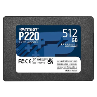 حافظه SSD اینترنال پتریوت مدل P220 حافظه 512 گیگابایت حافظه SSD اینترنال پتریوت مدل P220 حافظه 512 گیگابایت