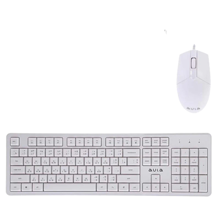 AULA AC-102 MOUSE AND WIRED KEYBOARD SET