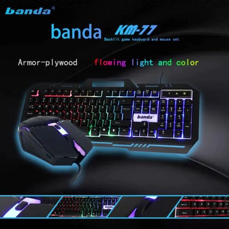 Keyboard gaming banda km-77