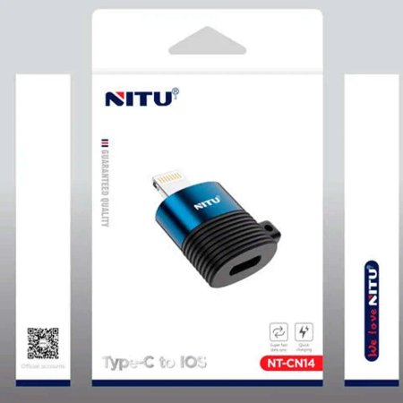 NITU OTG USB-C to lightning model NT-CN17