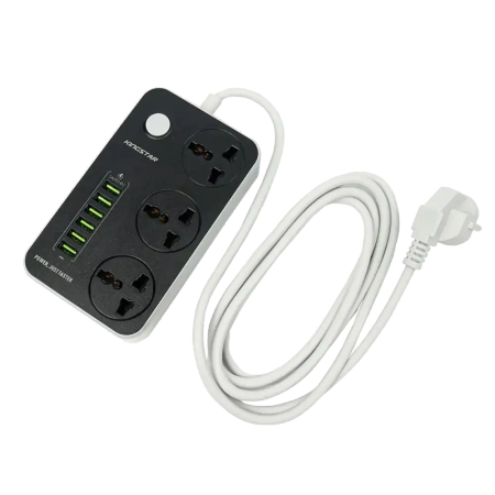 KingStar KPS5109 Power Strip 2M With 6 USB