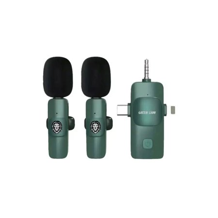 میکروفون 3در1 Type-C/Lightning/Aux گرین لاین