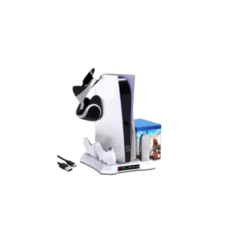 پایه شارژر فن دار همه کاره PS5 FAT پایه شارژر فن دار همه کاره PS5 FAT