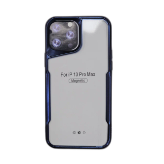 کاور مدل ژله ای شفاف دور تیتانیوم مناسب برای گوشی موبایل آیفون iPhone 13 Pro Max