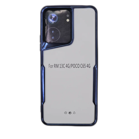 case-titanium-round-transparent-jelly-suitable-for-xiaomi-redmi-13c