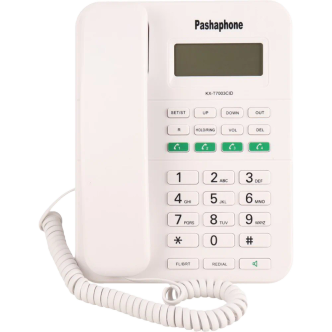 تلفن رومیزی پاشافون Pashaphone KX-T7003CID تلفن رومیزی پاشافون Pashaphone KX-T7003CID