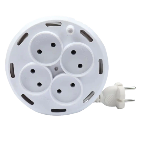 Omega 4-Outlet Power Strip 7m