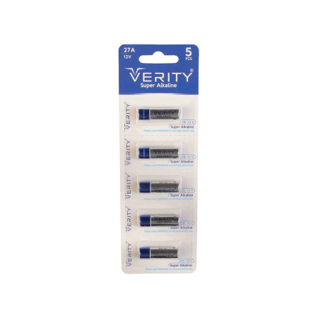Verity 27A remote control battery, 5 pcs