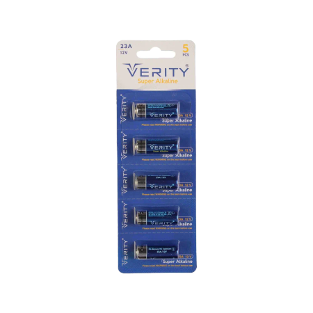 Verity 23A remote control battery, 5 pcs