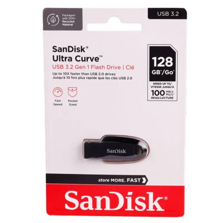 Sandisk Ultra Curve USB3.2 128GB Flash Drive