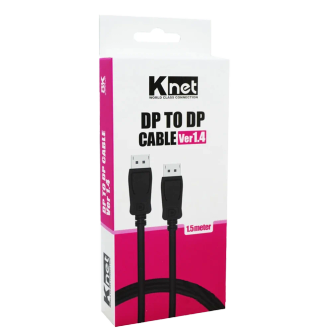 کابل DP به DP کی نت ورژن 1.4 طول 1.5 متر کابل DP به DP کی نت ورژن 1.4 طول 1.5 متر