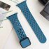Breathable silicone strap with 20mm modern buckle