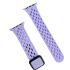 Breathable silicone strap with 22mm modern buckle