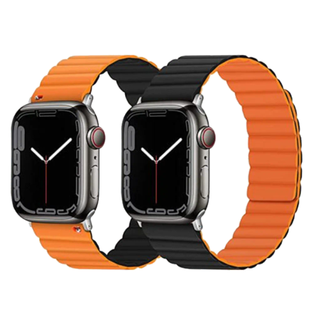 Silicone Link strap with 22mm modern buckle