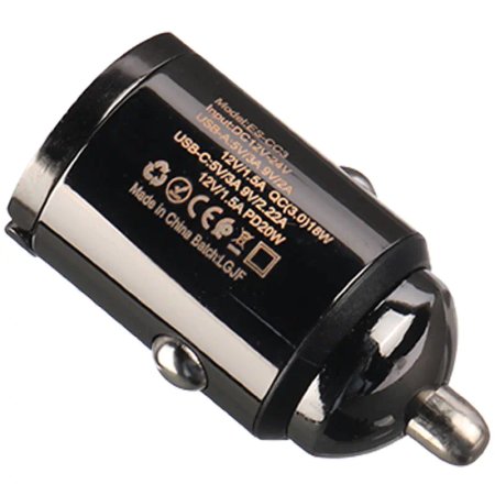 Earldom ES-CC3 QC3.0 PD 3A 20W Car Charger With Lightning Cable