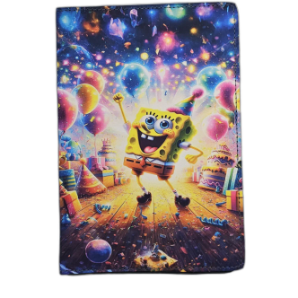 کیف کلاسوری تبلت سامسونگ Tab A9 plus طرح SpongeBob کیف کلاسوری تبلت سامسونگ Tab A9 plus طرح SpongeBob