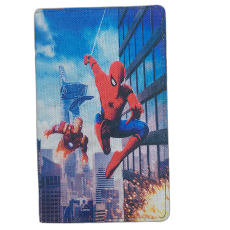 samsung-tab-a7-lite-sm-t225-leather-case-spider-man-design