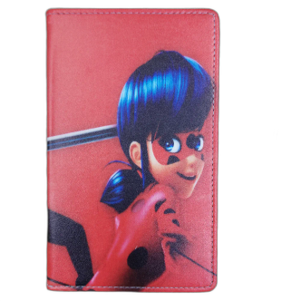 کیف کلاسوری چرمی تبلت سامسونگ Tab A9 طرح ladybug girl کیف کلاسوری چرمی تبلت سامسونگ Tab A9 طرح ladybug girl