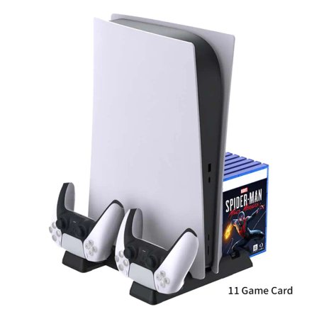 Dobe PS5 TP5-0593 Charging Stand With Cooling Fan and Discs Slot