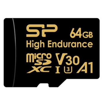 کارت حافظه microSDHC سیلیکون پاور مدل Golden series Superior کلاس 10 استاندارد UHS-I U3 سرعت 100MBps ظرفیت 64 گیگابایت
