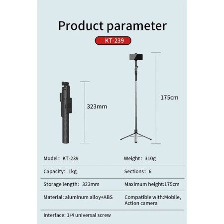 Jmary kT-239 Tripod