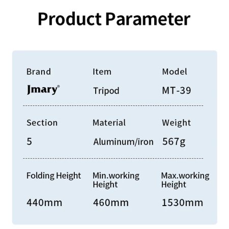 Jmary MT-39 Tripod