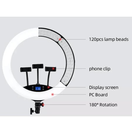 J. Marie ring light model FM-19RS