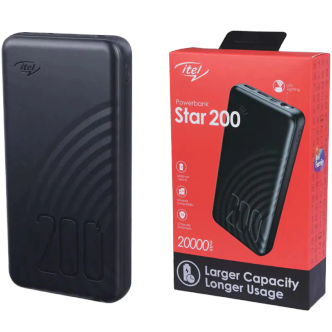 پاور بانک فست شارژ ایتل Star 200 10.5W ظرفیت 20000 میلی آمپر ساعت