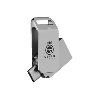 فلش مموری 128 گیگابایت کویین مدل BETA 3.1 OTG TYPE-C فلش مموری 128 گیگابایت کویین مدل BETA 3.1 OTG TYPE-C