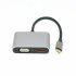 K-NET K-COUA30HV to VGA+HDMI Adapter