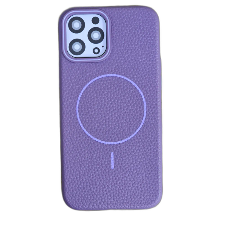 MagSafe leather cover suitable for Apple iPhone 15 Pro Max model Syndee