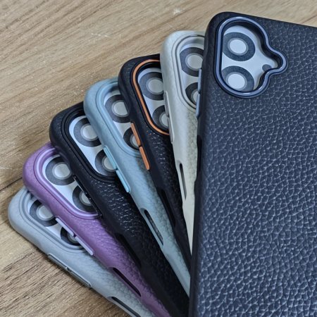 MagSafe leather cover suitable for Apple iPhone 15 Pro Max model Syndee