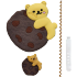 Cookie Bear design Cover for adapter 25w With cable protector