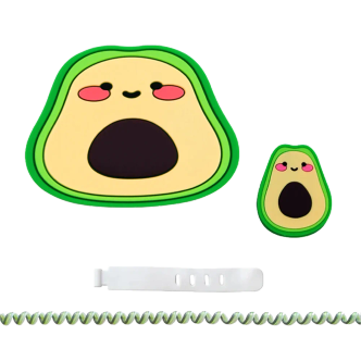 کاور شارژر دیواری 20 وات مدل Avocado به همراه محافظ کابل کاور شارژر دیواری 20 وات مدل Avocado به همراه محافظ کابل