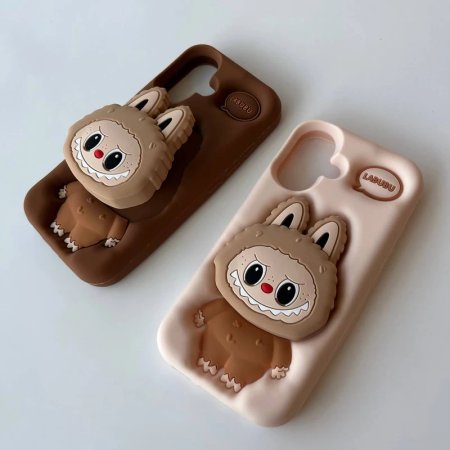 Labubu Silicone Phone Case For iPhone 16