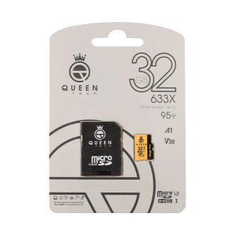 کارت حافظه microSDHC کویین تک مدل U1 Class 10 633X ظرفیت 32 گیگابایت