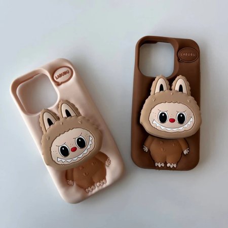 Labubu Silicone Phone Case For iPhone 16 Pro Max