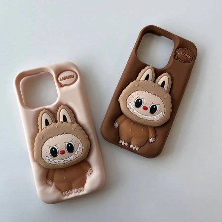 Labubu Silicone Phone Case For iPhone 16 Pro