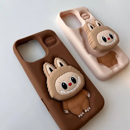 Labubu Silicone Phone Case For iPhone 16 Pro