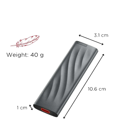 Lenovo PS8 512GB SSD External Hard Drive